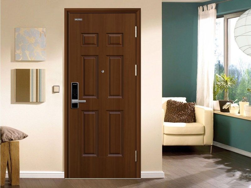 CỬA THÉP VÂN GỖ GE