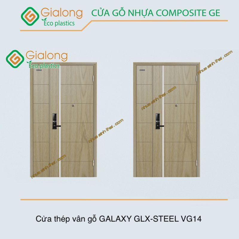 Cửa thép vân gỗ GALAXY GLX-STEEL-505-VG14