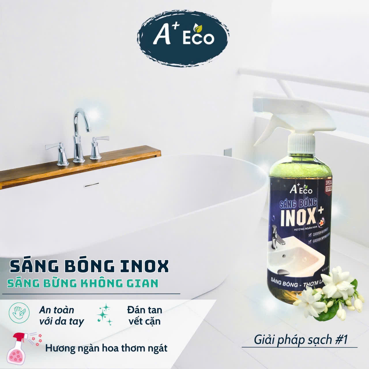 A+Eco Sáng bóng inox