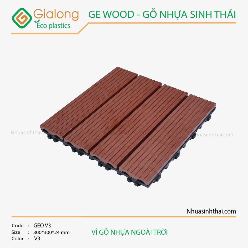 Vỉ nhựa ngoài trời GE - GEO-V3