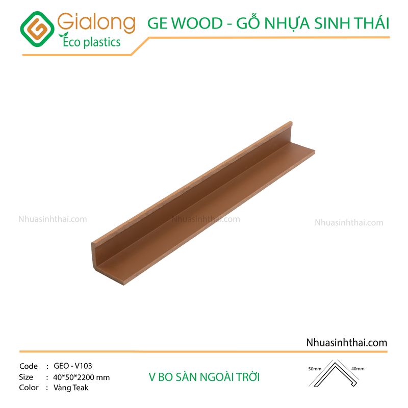 V bo sàn ngoài trời GE - GEO-V103