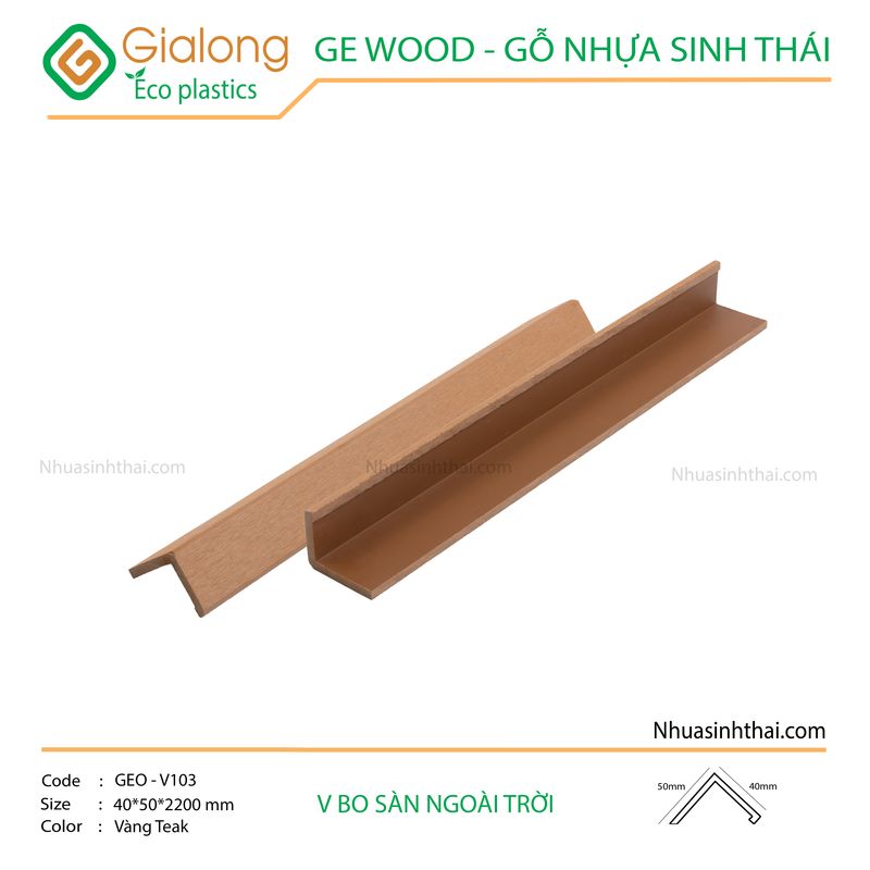 V bo sàn ngoài trời GE - GEO-V103