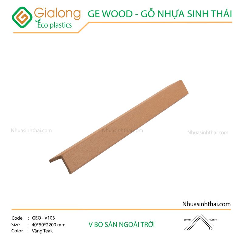 V bo sàn ngoài trời GE - GEO-V103